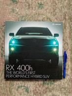 Introductie boek Lexus RX 400h, Boeken, Auto's | Folders en Tijdschriften, Nieuw, Ophalen of Verzenden, Lexus