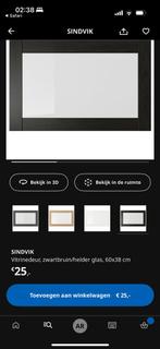 IKEA Besta deur met glas NEW!, Huis en Inrichting, Bruin, Nieuw, Minder dan 25 cm, Minder dan 100 cm