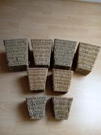 Z.g.a.n. 8 zeegras planten mandjes, Ophalen of Verzenden, Zo goed als nieuw, Mand