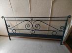 Zwart stalen bed 180 x 200, Ophalen, Gebruikt, Zwart, Tweepersoons