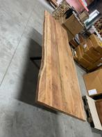 Acacia tafelblad 300x100 cm  | Optioneel met onderstel, 200 cm of meer, Zo goed als nieuw, Vijf personen of meer, Rechthoekig