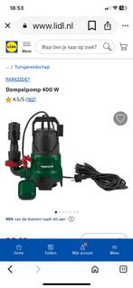 Parkside dompelpomp, Ophalen, Zo goed als nieuw, Elektrisch, Dompelpomp