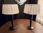 Riviera Maison Lampenkappen met Standaard - Set van 2, Huis en Inrichting, Ophalen of Verzenden, Zo goed als nieuw, Stof, Minder dan 100 cm