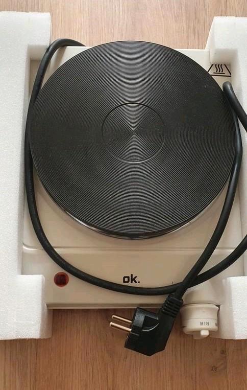 1 pits kookplaat, Witgoed en Apparatuur, Kookplaten, Zo goed als nieuw, Vrijstaand, Elektrisch, 3 kookzones of minder, Ophalen