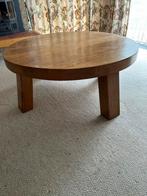 Salontafel massief eikenhout, Ophalen, 100 tot 150 cm, Zo goed als nieuw, Minder dan 50 cm