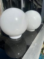 2 witte plafondlampen, Ophalen of Verzenden, Gebruikt