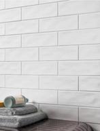 157 Langwerpige Witjes 7,5 x 30, Doe-het-zelf en Verbouw, Tegels, Ophalen, Overige materialen, Wandtegels, Nieuw