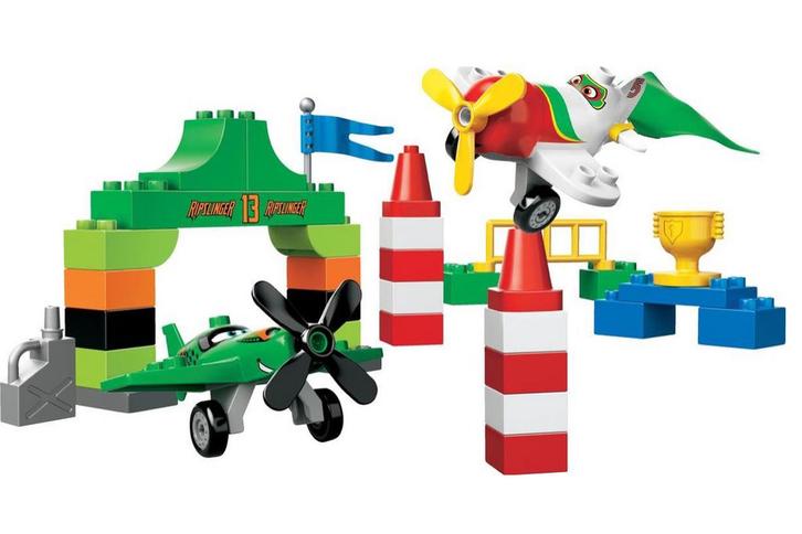 LEGO DUPLO Planes Ripslingers Luchtrace - 10510, Kinderen en Baby's, Speelgoed | Duplo en Lego, Zo goed als nieuw, Duplo, Complete set
