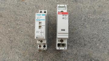 ABB en Hager Relay 220 volt  €  12,50 per stuk  beschikbaar voor biedingen
