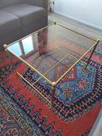 Messing salontafel, Huis en Inrichting, Tafels | Salontafels, Ophalen, Gebruikt, 50 tot 100 cm, 50 tot 100 cm