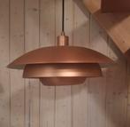 Koperkleurige Scandinavische hanglamp., Huis en Inrichting, Lampen | Hanglampen, Ophalen of Verzenden, Zo goed als nieuw, Minder dan 50 cm