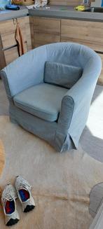 Te koop grijze bekleding van de Tullsta stoel ikea, Huis en Inrichting, Fauteuils, 75 tot 100 cm, Ophalen of Verzenden, Zo goed als nieuw