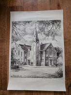 Pentekening Gereformeerde Kerk Steenwijk, Antiek en Kunst, Ophalen of Verzenden