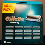 Gillette Mach3 originele scheermesjes – 16 stuks (nieuw ), Ophalen of Verzenden, Nieuw, Gehele gezicht