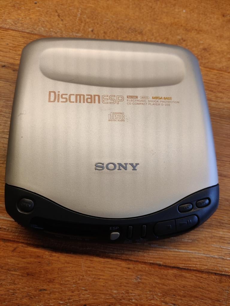 Echte Sony discman walkman, Audio, Tv en Foto, Walkmans, Discmans en Minidiscspelers, Ophalen of Verzenden, Discman