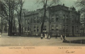 Leeuwarden. Gymnasium. - volk - 1905 gelopen beschikbaar voor biedingen