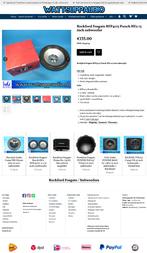 Rockford Fosgate RFP4115 Punch HE2 15 inch subwoofer, Auto diversen, Autospeakers, Gebruikt, Audio Design, Am Breilingsweg 3, 76709 Kronau, Duitsland