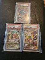 Charmander, Squirtle en Bulbasaur PSA 9 set, Verzenden, Zo goed als nieuw, Meerdere kaarten