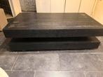 Richmond Interiors Oakura Salontafel - Zwart blok H, Ophalen, Gebruikt, 100 tot 150 cm, Eikenhout