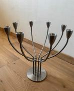 Grote vintage design kandelaar IKEA Stockholm, Ophalen of Verzenden, Zo goed als nieuw, Metaal, 25 tot 50 cm