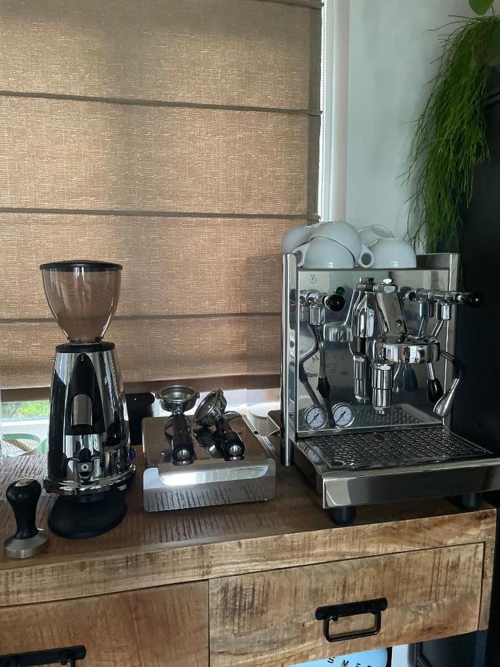 Espressomachine Bezzera Mitica plus Macap molen, Witgoed en Apparatuur, Koffiezetapparaten, Gebruikt, Koffiebonen, Espresso apparaat