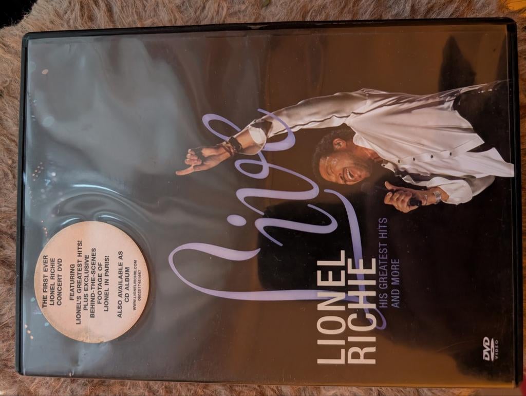 Lionel Richie live dvd, Alle leeftijden, Ophalen of Verzenden, Zo goed als nieuw, Natuur