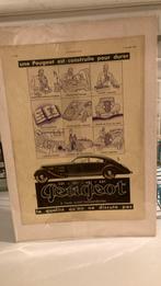 Poster Peugeot 201,301,401,601  (1935), Ophalen of Verzenden, Zo goed als nieuw, Peugeot