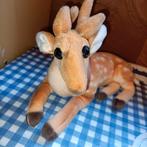 Royal Plush liggend Hert / ree knuffel 27 cm lang, Ophalen of Verzenden