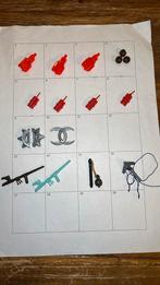 Playmobil losse onderdelen wapens kogels dynamiet, Ophalen of Verzenden, Gebruikt, Los playmobil