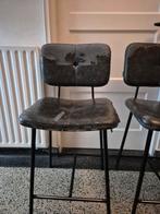 2 Barkrukken Satelliet, metalen frame/poten, Ophalen, Gebruikt, Met voetsteun, 60 tot 90 cm