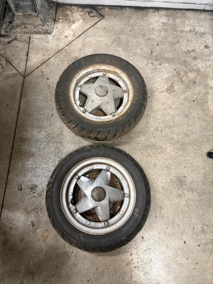 Piaggio skipper 125cc velgen set, Motoren, Tuning en Styling, Ophalen