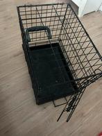 Zwarte honden bench, Dieren en Toebehoren, Ophalen of Verzenden, Gebruikt