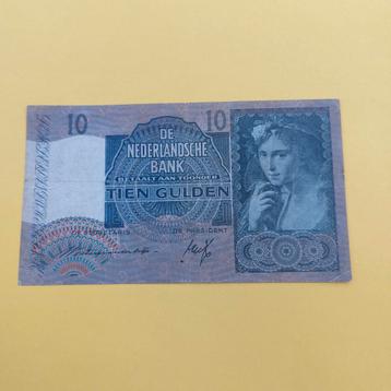 10 gulden biljet Herderin uit 1940 in ZF
A beschikbaar voor biedingen