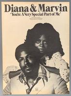 DIANA ROSS & MARVIN GAYE 1973 vintage Advertentie MOTOWN SOU, Cd's en Dvd's, Vinyl | R&B en Soul, 1960 tot 1980, Soul of Nu Soul