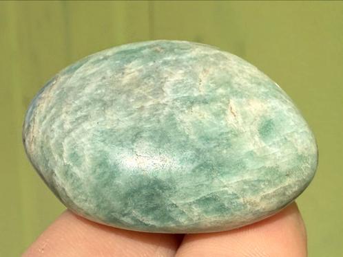 Amazoniet handsteen mineralen Madagaskar HSP steen, Verzamelen, Mineralen en Fossielen, Mineraal, Ophalen of Verzenden