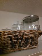 Riviera Maison Rattan Vin Mandje oude collectie, Huis en Inrichting, Woonaccessoires | Schalen en Manden, Ophalen of Verzenden