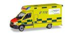 Mercedes Benz Sprinter Fahrtec Städteregion Aachen Herpa, Hobby en Vrije tijd, Modelauto's | 1:87, Ophalen of Verzenden, Nieuw