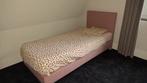 Leuk roze boxspring, Huis en Inrichting, 90 cm, Eenpersoons, Ophalen of Verzenden, Zo goed als nieuw