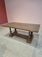 Kloostertafel massief mango hout 200x100 cm, Ophalen, 100 tot 150 cm, 200 cm of meer, Zo goed als nieuw