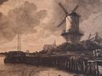 Ets JacobRuysdael  Molen door Graad v Rogge, Ophalen of Verzenden