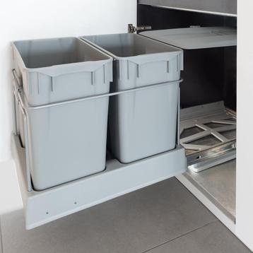 Eleganca Inbouw Prullenbak - 2 x 30 L (nr.134) beschikbaar voor biedingen