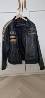 Prachtig leren motorjack 2XL, Motoren, Ophalen, Tweedehands, Jas | leer