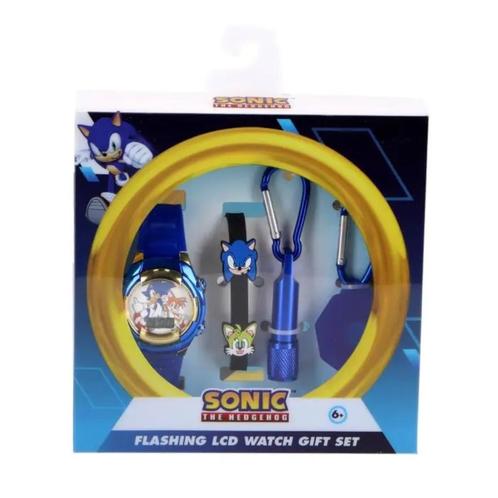 Sonic: Horloge Cadeauset, Kinderen en Baby's, Speelgoed | Actiefiguren, Nieuw, Ophalen of Verzenden