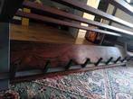 Vintage houten palisander metalen kapstok, Gebruikt, Minder dan 100 cm, Hout, Ophalen