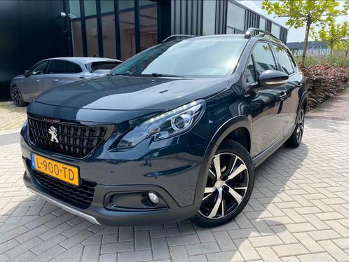 Peugeot 2008 1.2 VTI 81KW GT-line automaat panorama dakGrijs, Auto's, Peugeot, Bedrijf, ABS, Airbags, Airconditioning, Alarm, Android Auto