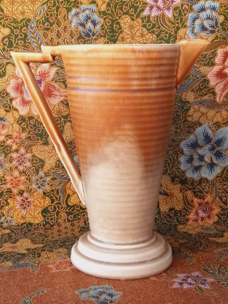 Prachtige originele Art Deco schenkkan uit Engeland 26 cm., Ophalen of Verzenden