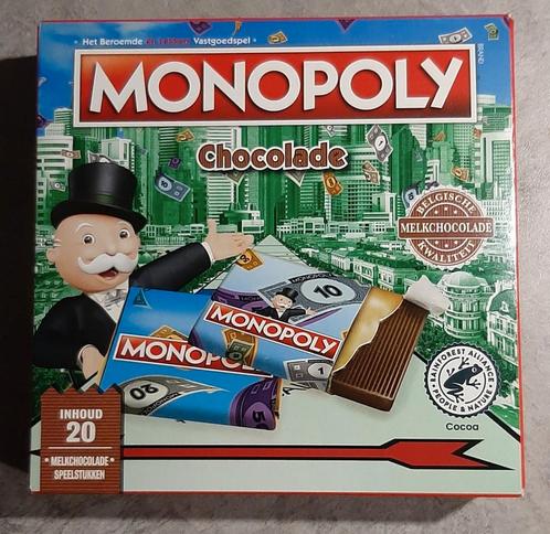 Monopoly chocolade zonder de chocolade.Spel is niet gebruikt, Hobby en Vrije tijd, Gezelschapsspellen | Bordspellen, Nieuw, Ophalen of Verzenden