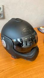 Roof Boxer z.g.a.n., Motoren, Kleding | Motorhelmen, Overige merken, Systeemhelm, Tweedehands, S