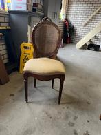 Queen Anne stoelen gestoffeerd, Huis en Inrichting, Stoelen, Ophalen, Hout, Bruin, Zo goed als nieuw