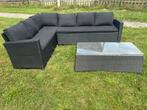 Z.g.a.n. wicker loungeset loungebank compleet, Tuin en Terras, Bank, Ophalen of Verzenden, Zo goed als nieuw, Loungeset